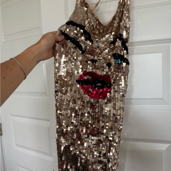 RARE!!! Betsey Johnson Marilyn Monroe sequin dress!!!!!! - Picture 5 of 6